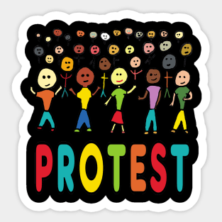Protest Sticker
